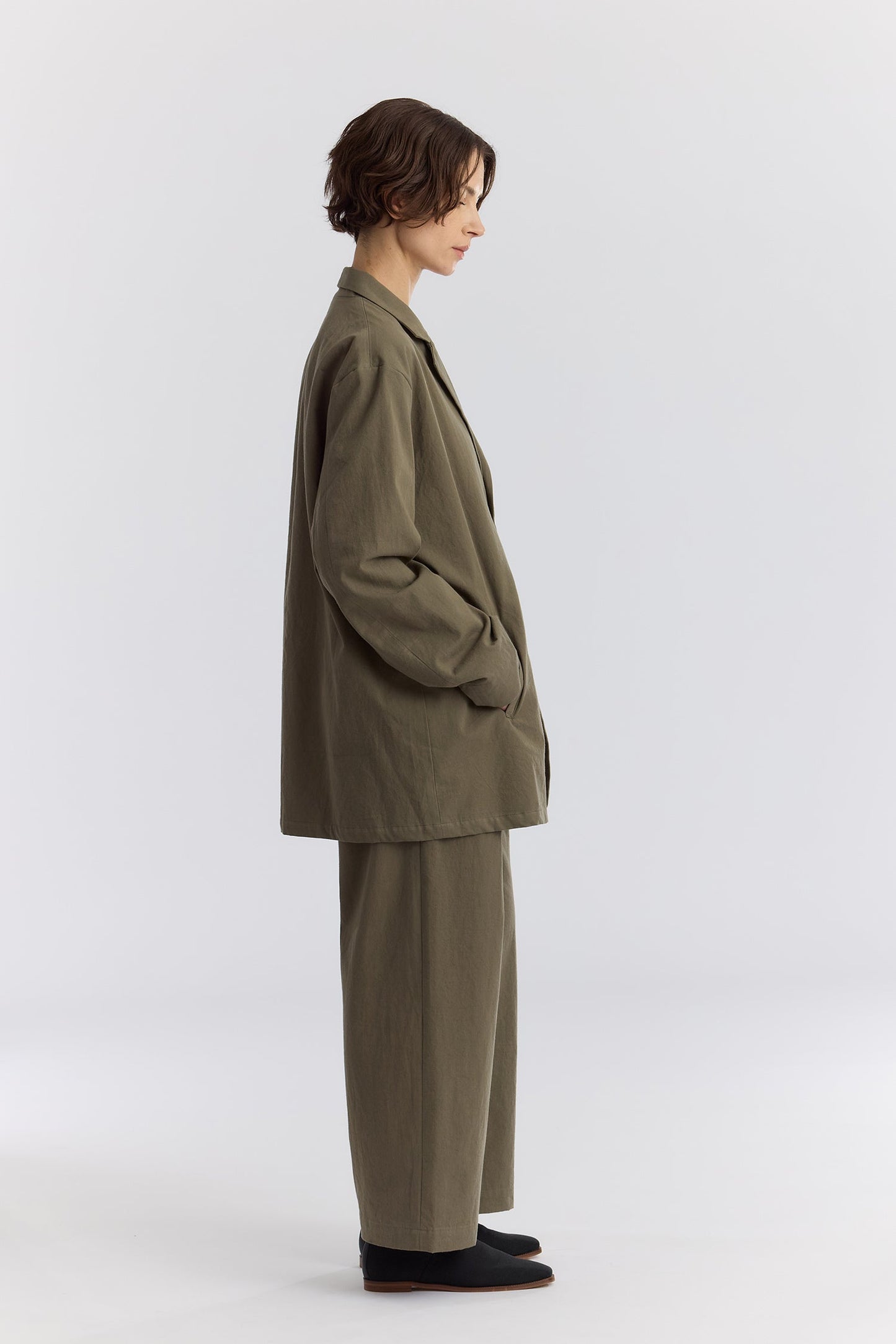 BLAZER / DK. OLIVE / CK-CJT03