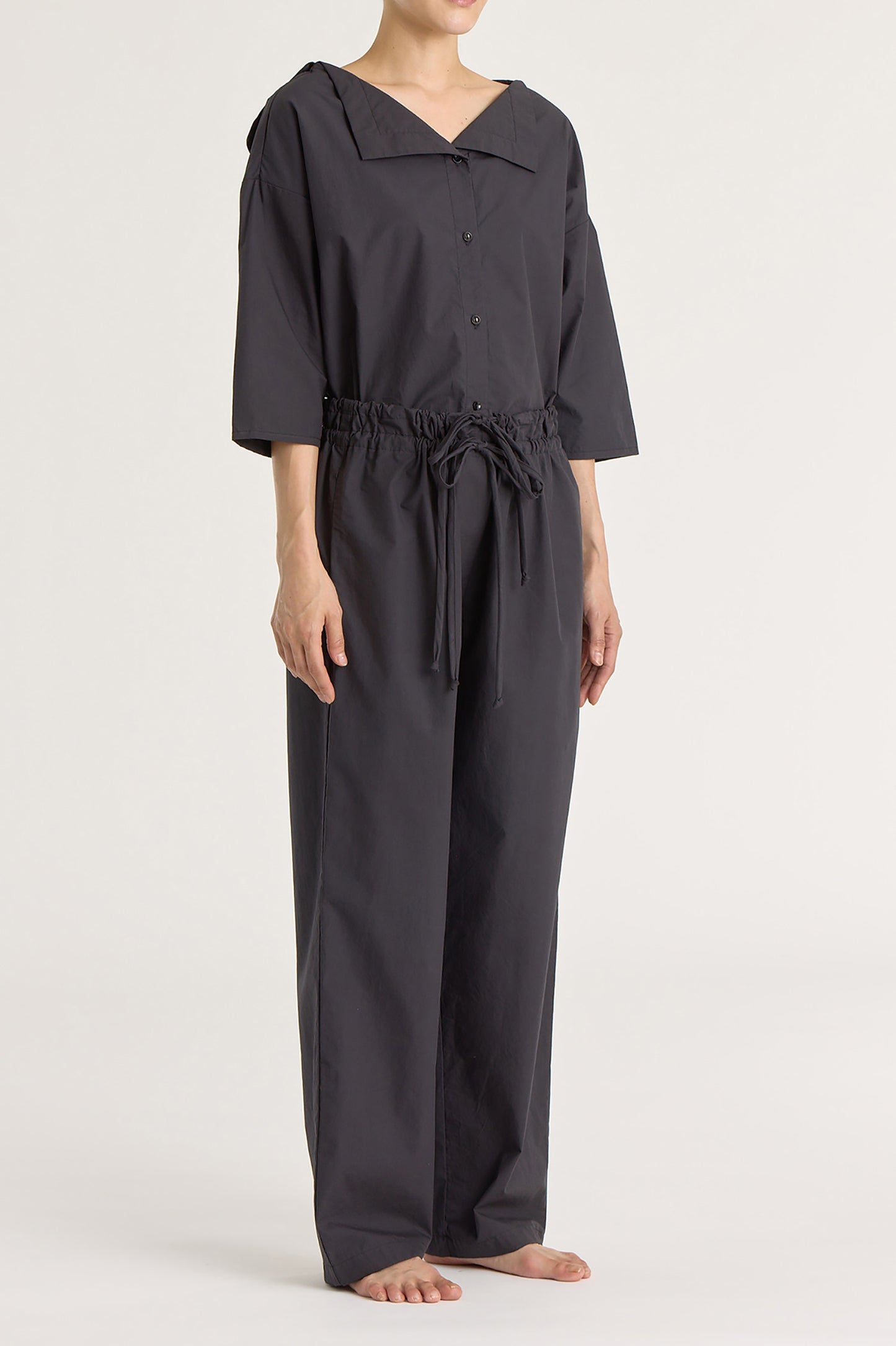 DOUBLE STRINGS PANTS / BLACK / C-DSO23