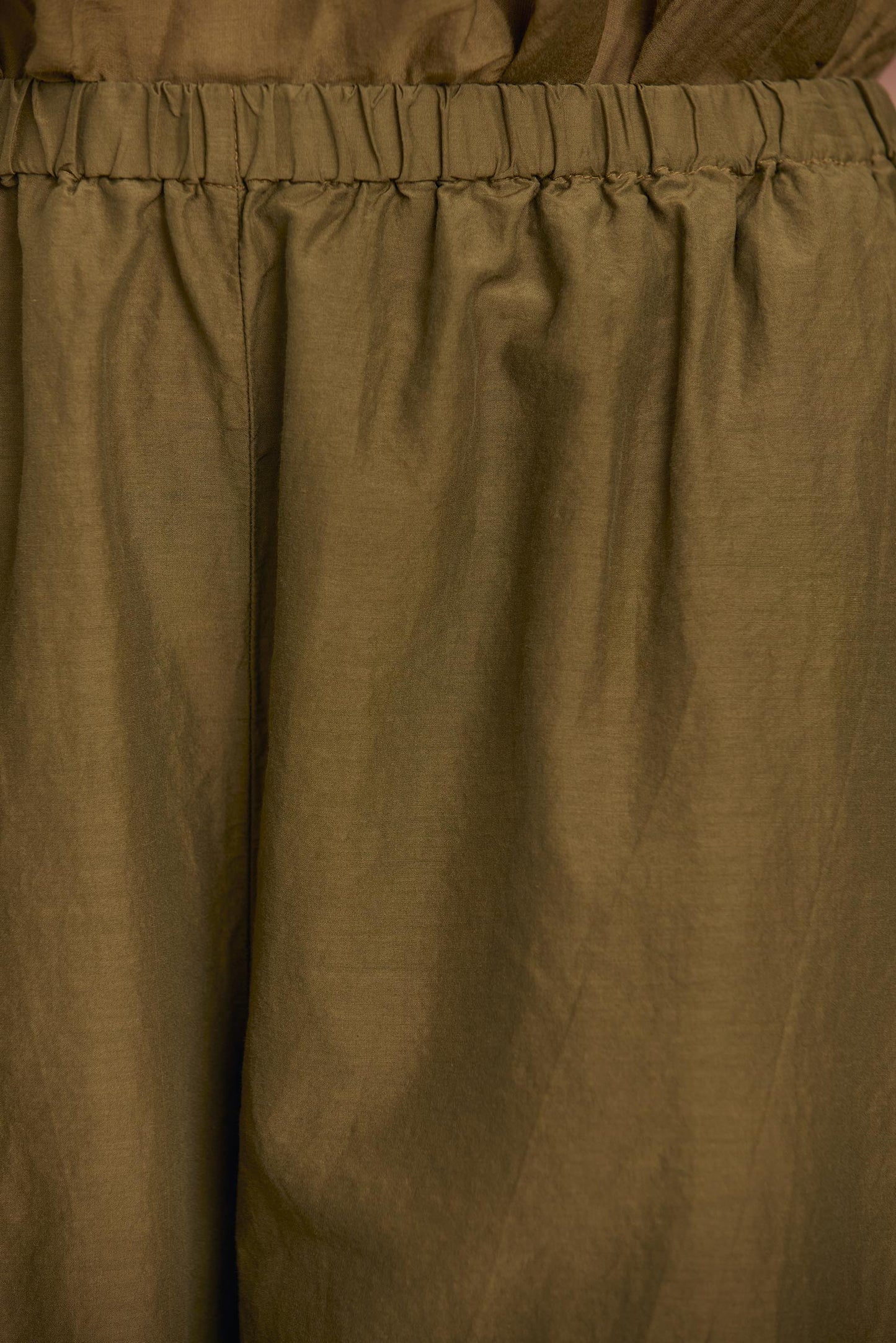 DRAPED DRESS / DK. OLIVE