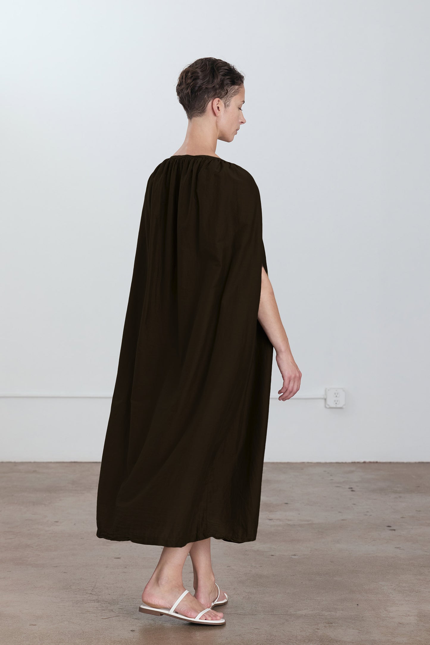 MONT BLANC DRESS / DARK CHOCO
