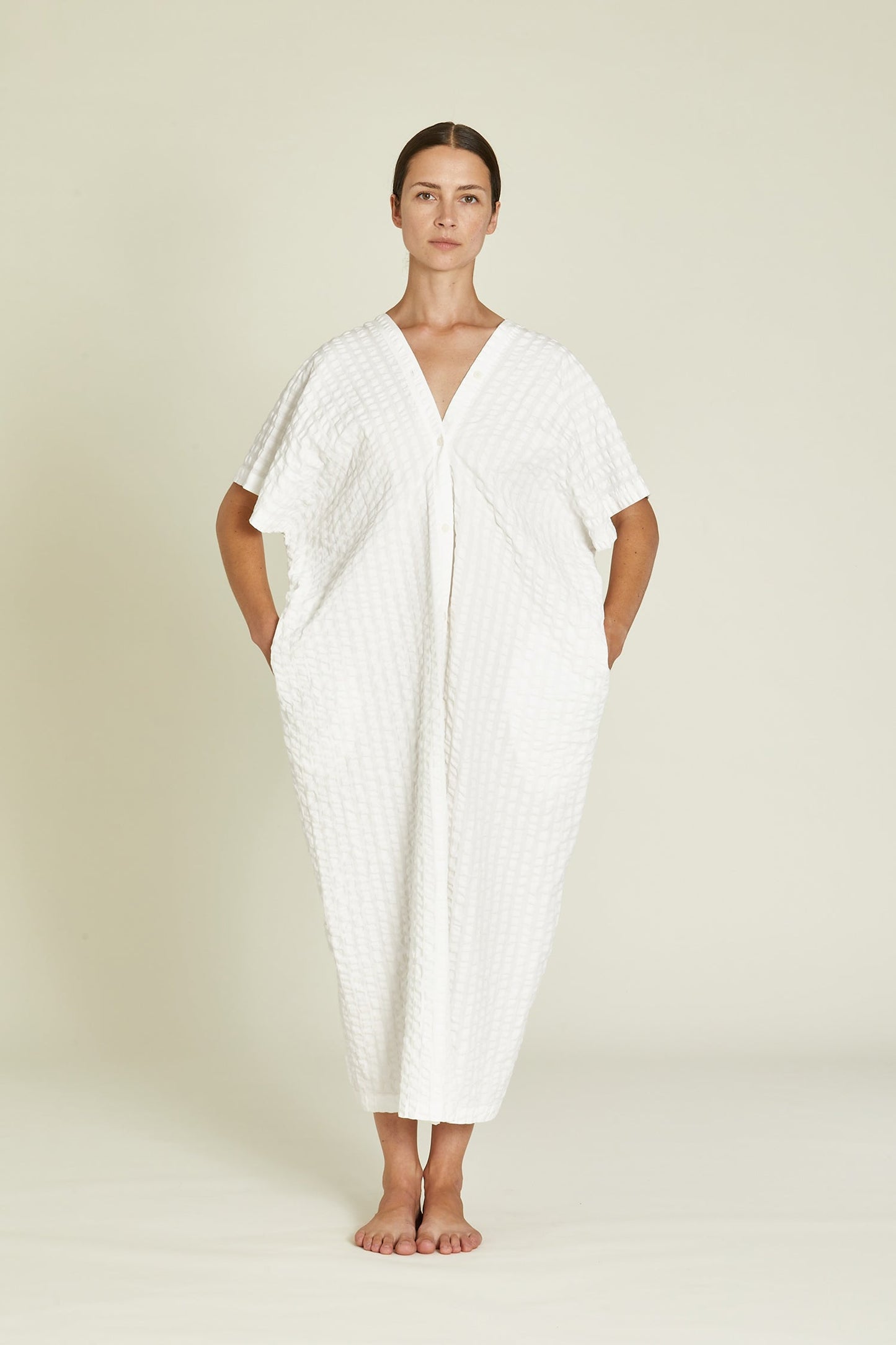 ORIGAMI DRESS / WHITE