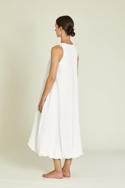 PARACHUTE DRESS / WHITE