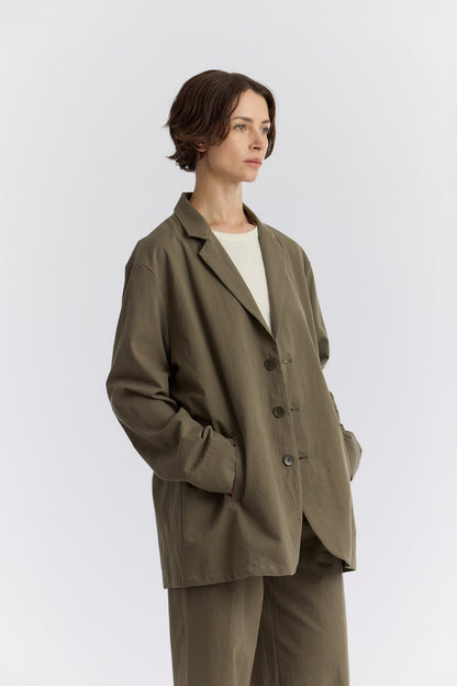 BLAZER / DK. OLIVE / CK-CJT03