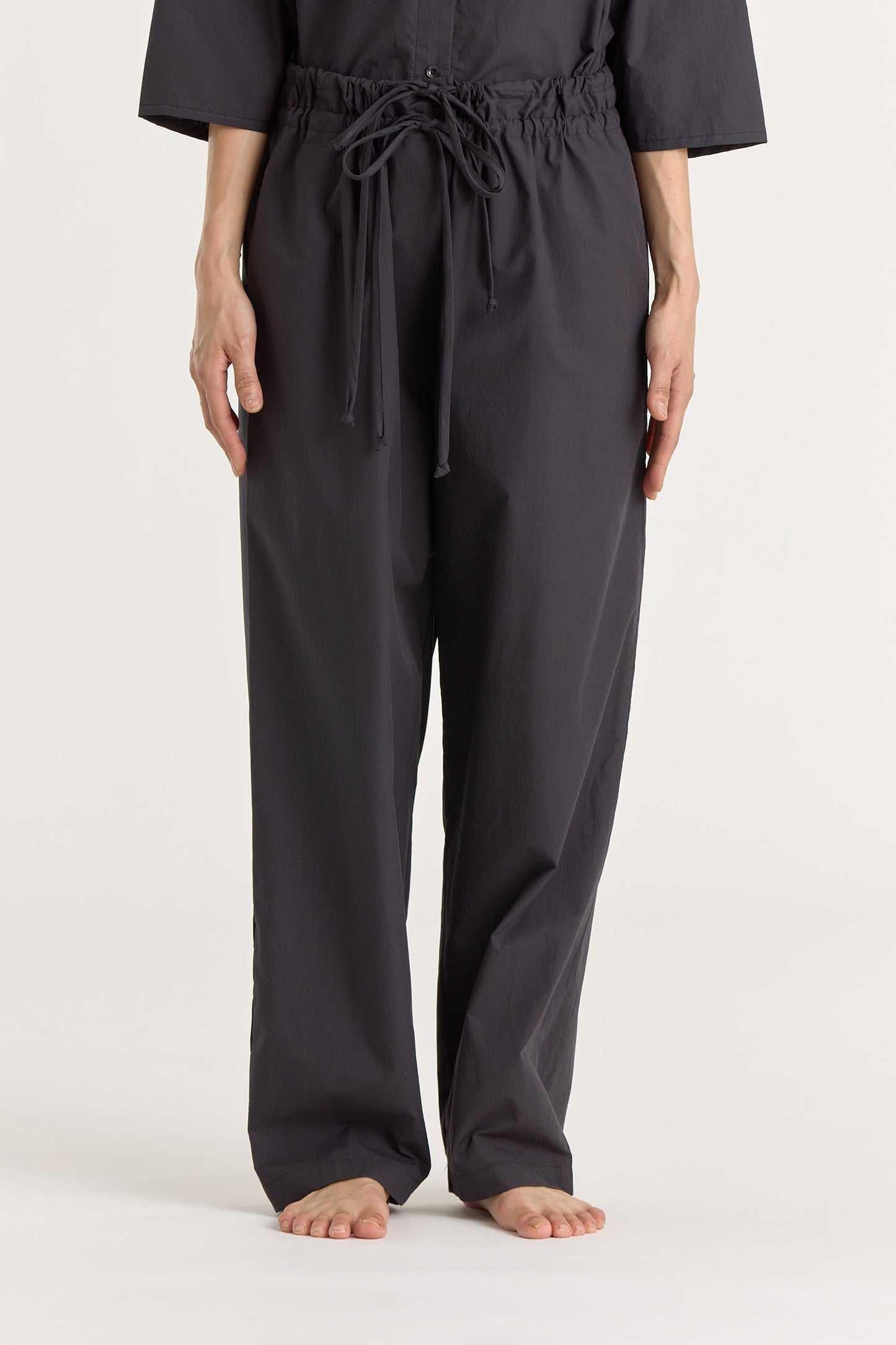 DOUBLE STRINGS PANTS / BLACK