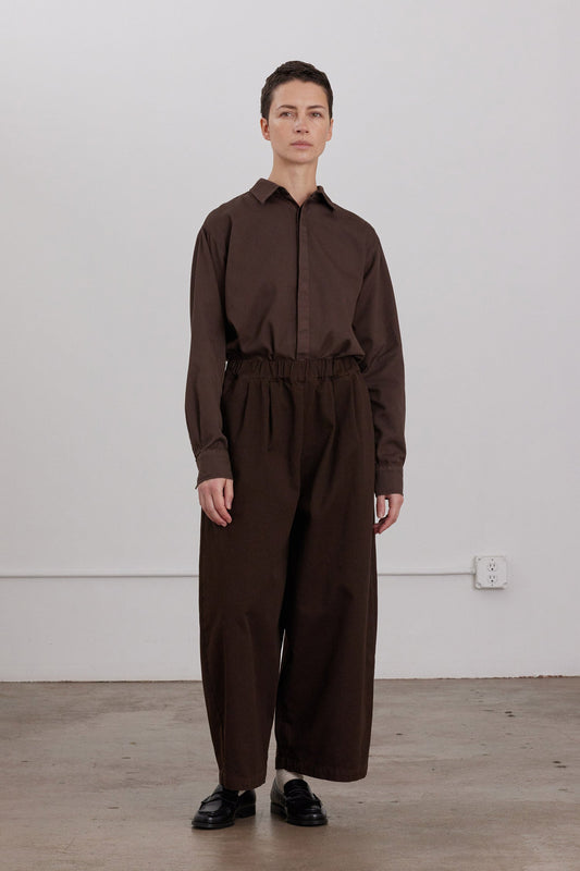 WIDE PANTS / DK. CACAO