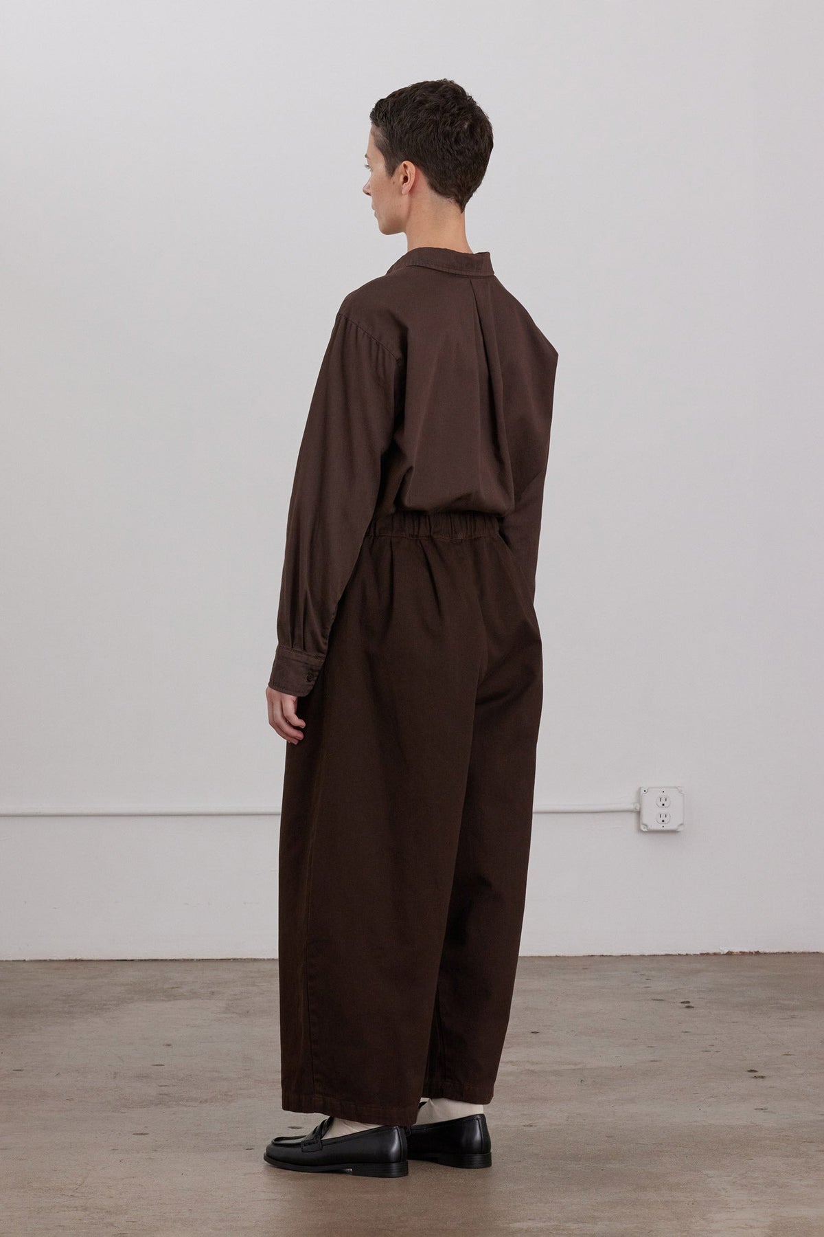 WIDE PANTS / DK. CACAO