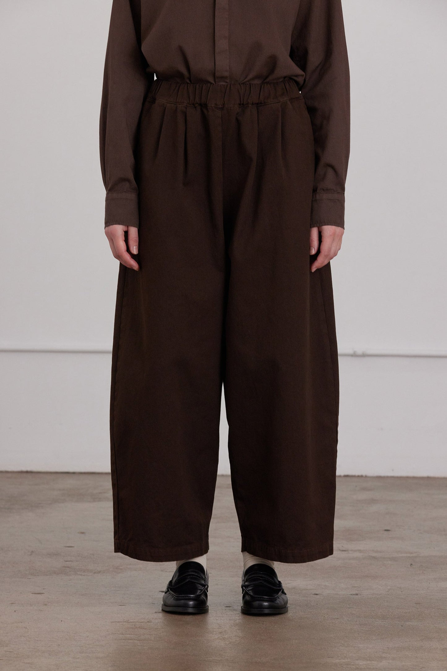 WIDE PANTS / DK. CACAO