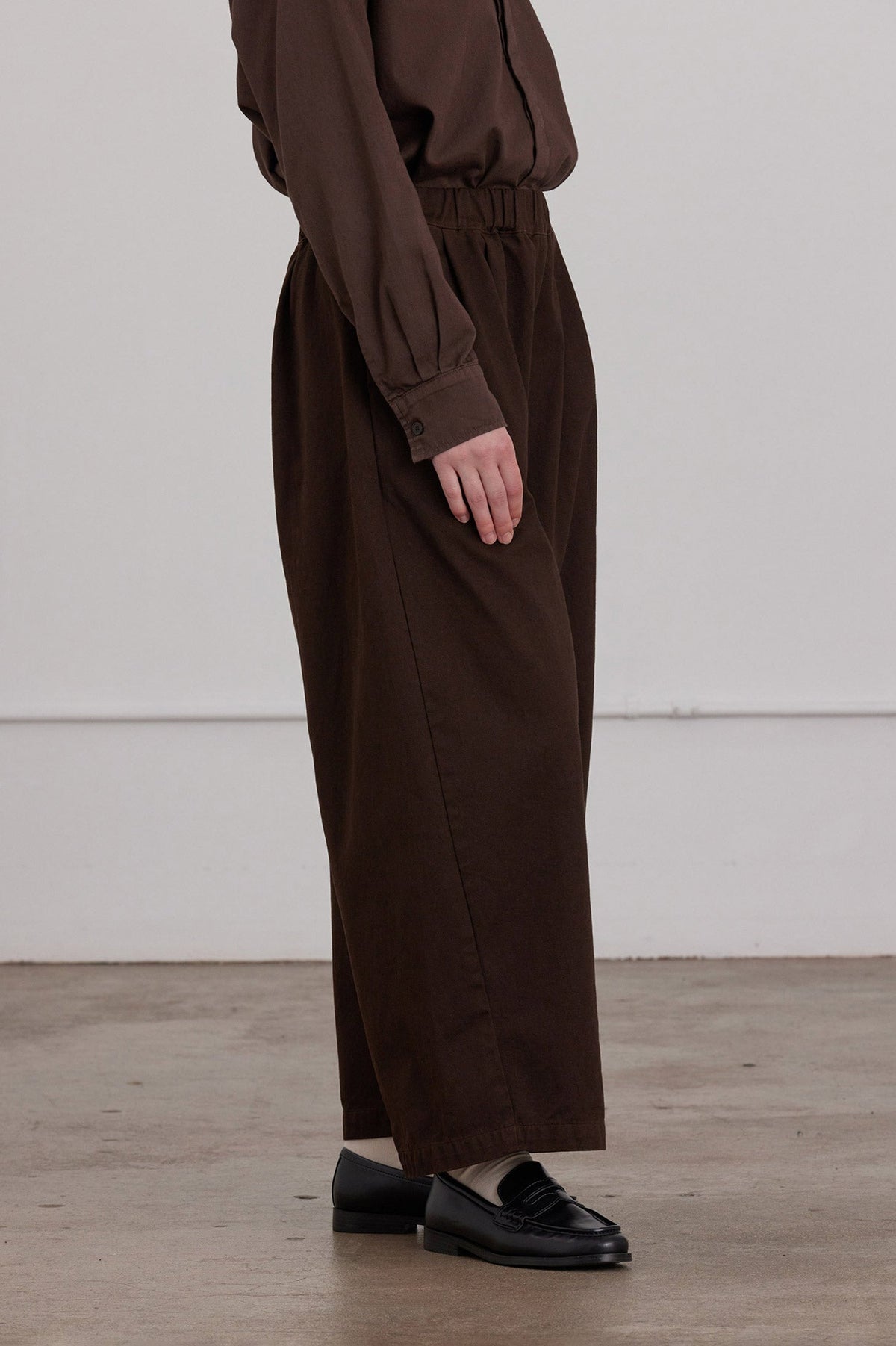 WIDE PANTS / DK. CACAO