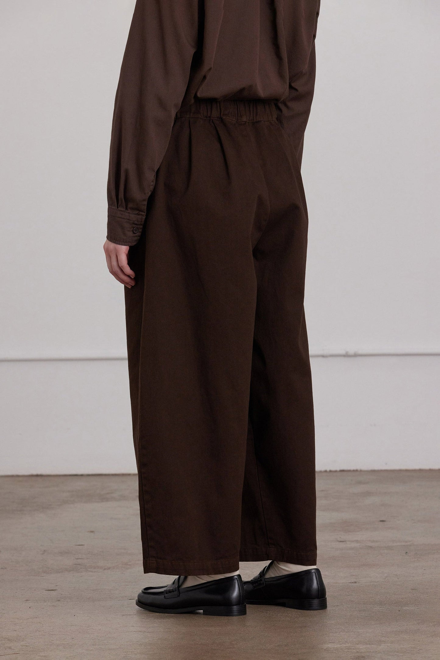 WIDE PANTS / DK. CACAO