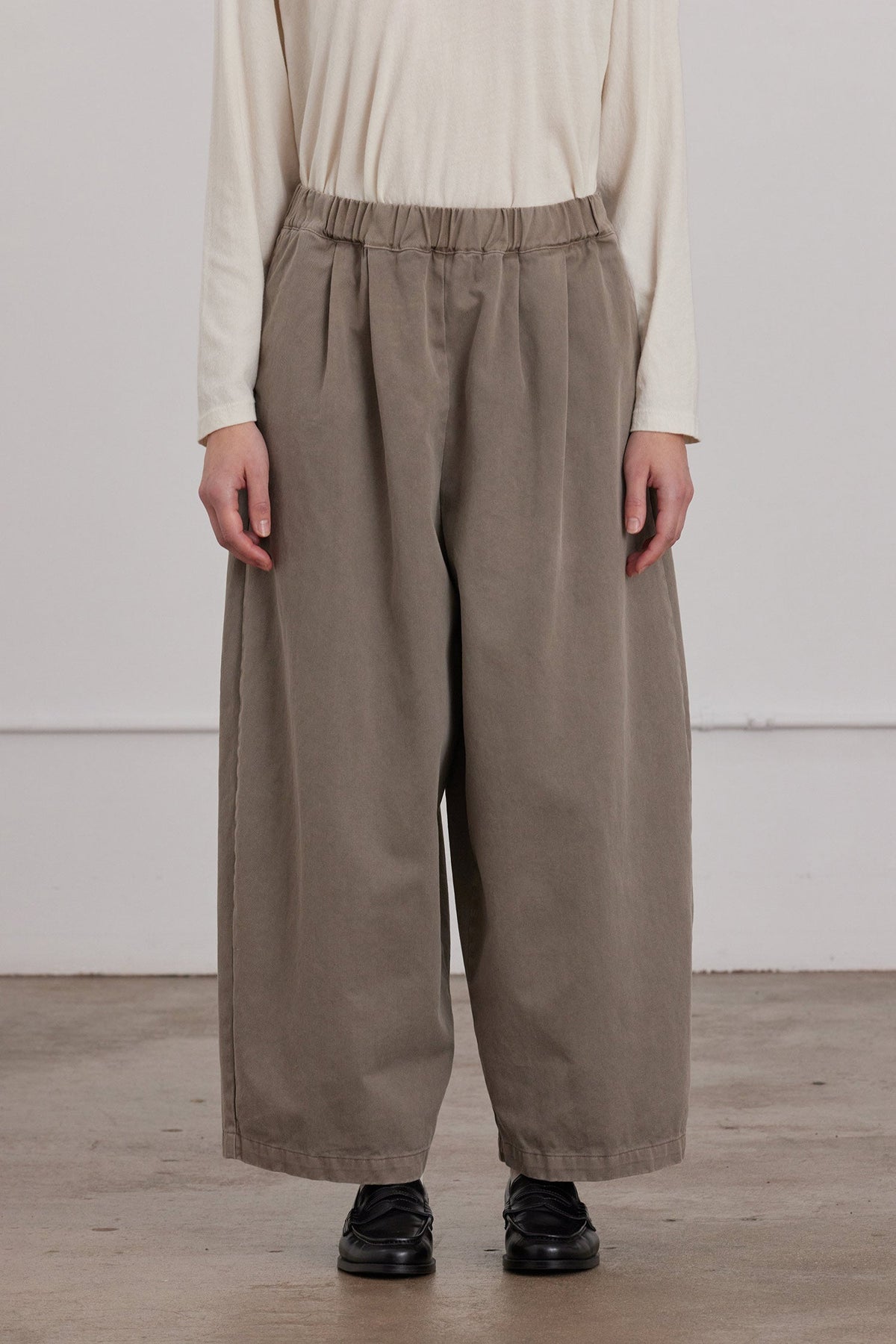 WIDE PANTS / STONE