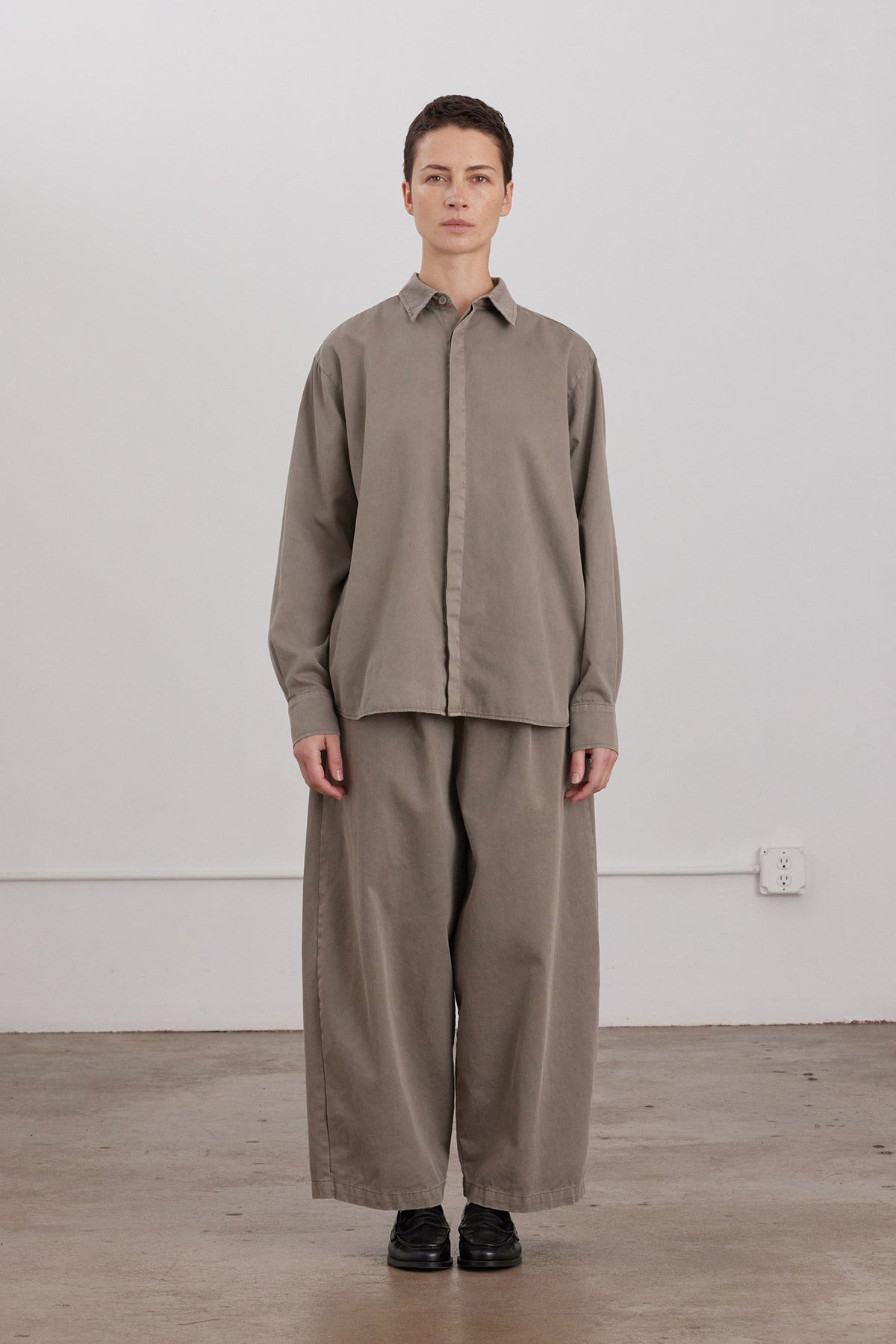 WIDE PANTS / STONE