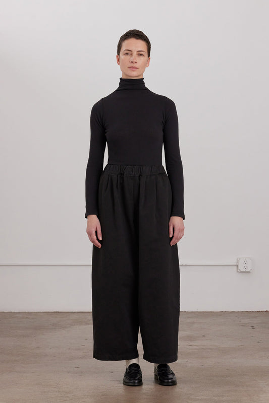 WIDE PANTS / BLACK
