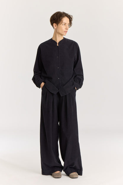 NEHRU SHIRTS / Dark navy
Nehru collar
Front button closure
Soft fabric
100% Cotton baby corduroy
Cold machine or hand wash, tumble dry low or dry flat, no bleach
Style Number: BC-NS08
Regular fit
Made in USA