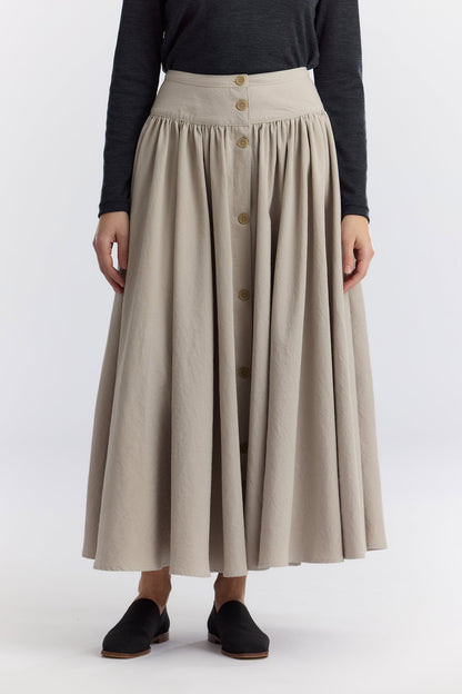 CIRCULAR SKIRT / CEMENT / CK-FBK04