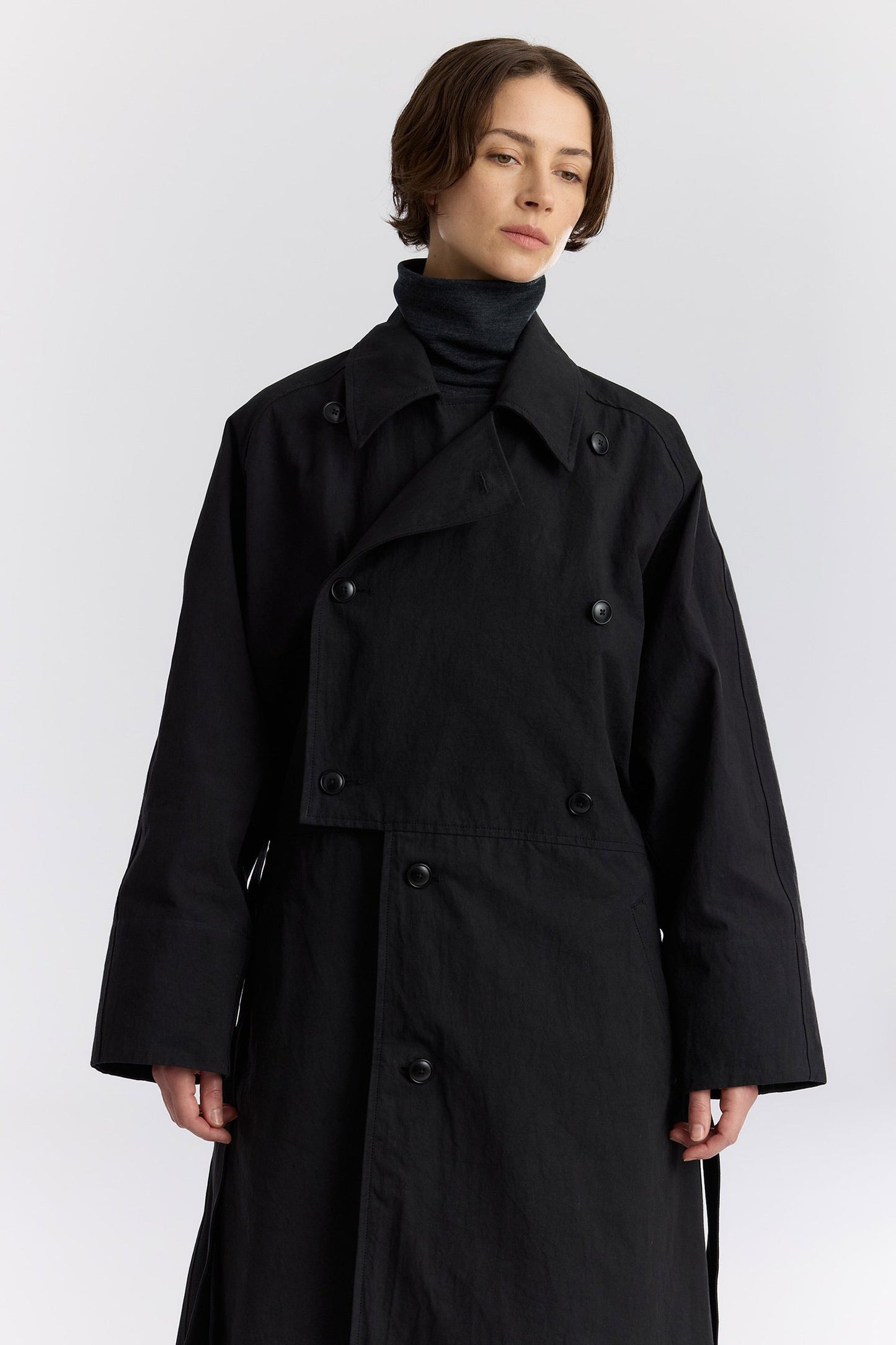 LONG COAT / BLACK