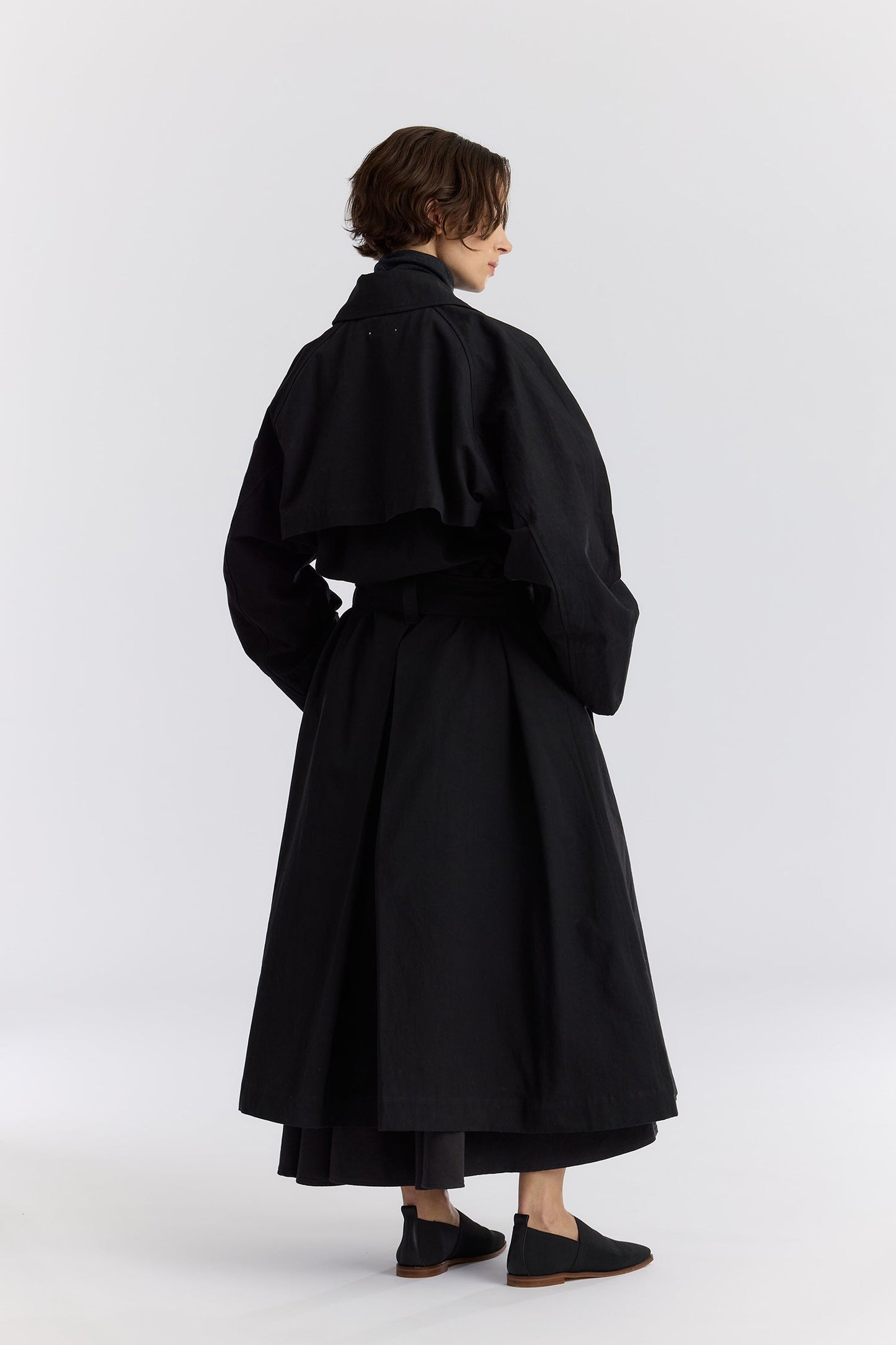 LONG COAT / BLACK