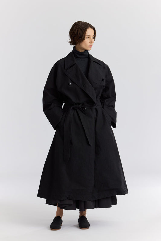 LONG COAT / BLACK