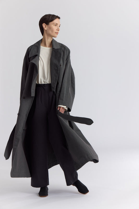 LONG COAT / SLATE