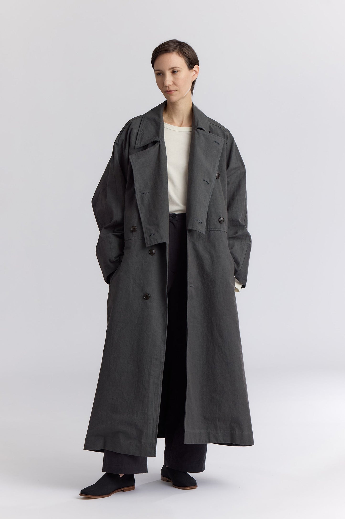 LONG COAT / SLATE