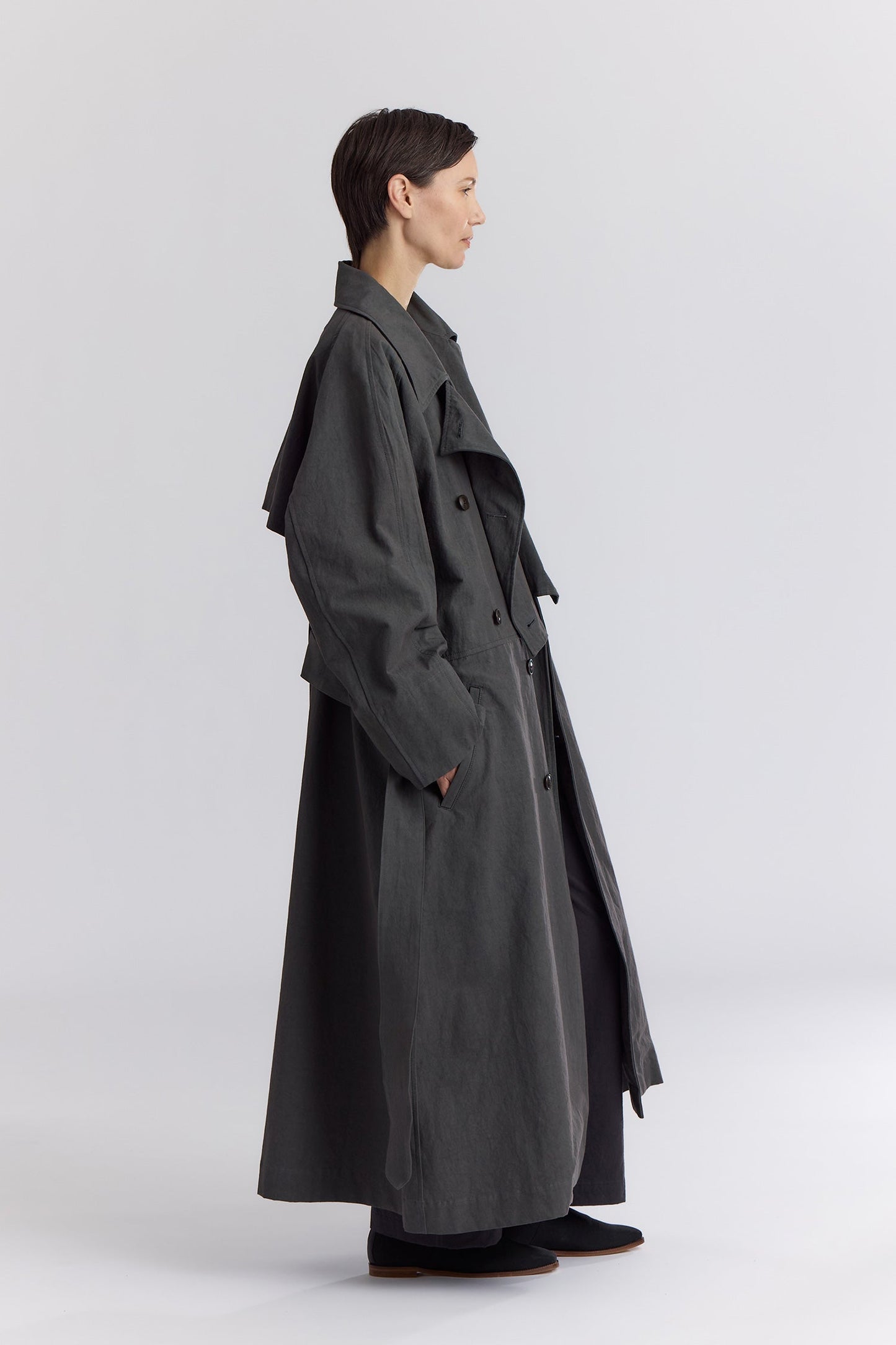 LONG COAT / SLATE