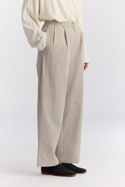 STRAIGHT TROUSERS / CEMENT / CK-WSP20