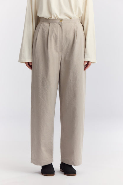 STRAIGHT TROUSERS / CEMENT / CK-WSP20