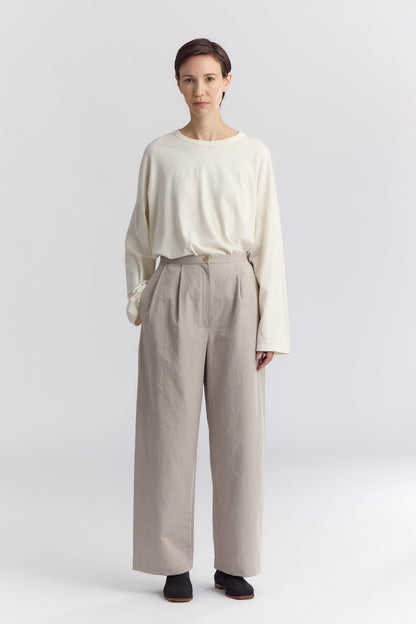 STRAIGHT TROUSERS / CEMENT / CK-WSP20