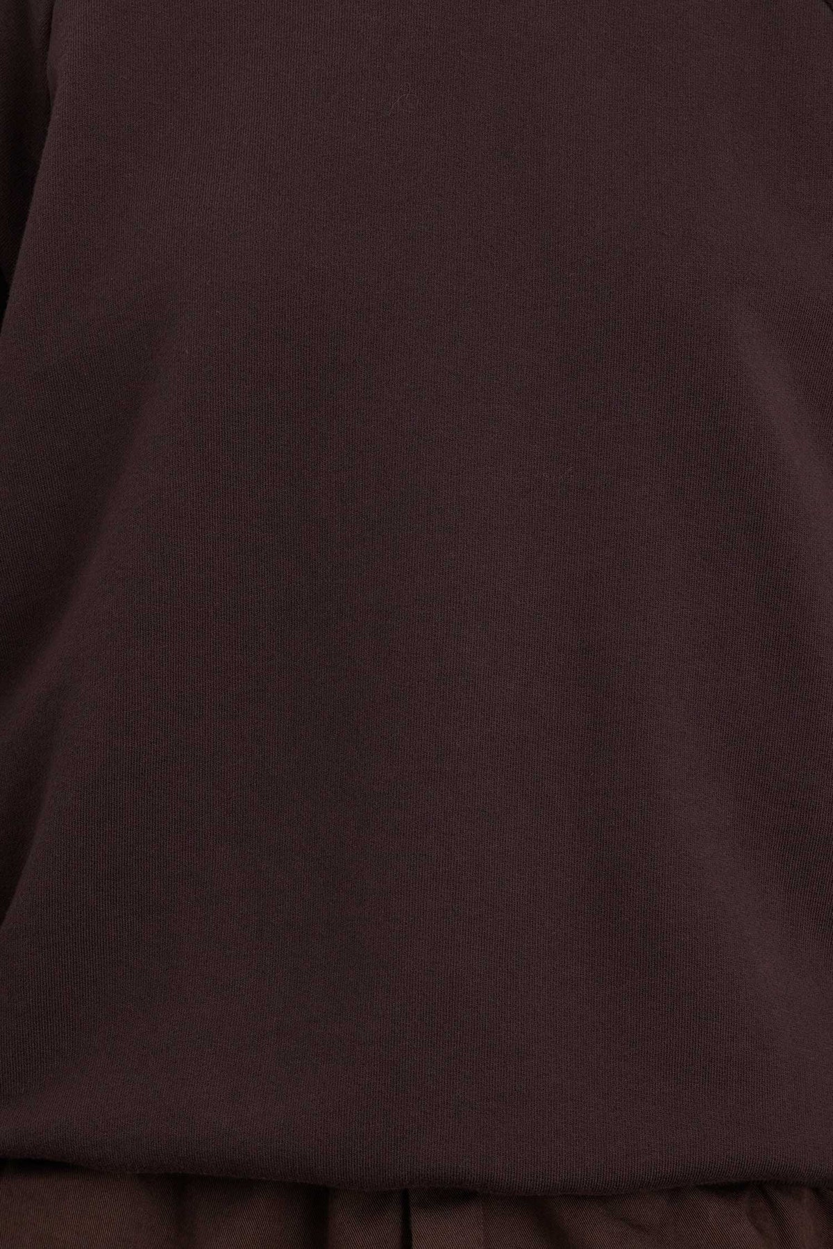 ORGANIC COTTON CASHMERE WIDE LONG SWEATPANTS / DK. CACAO