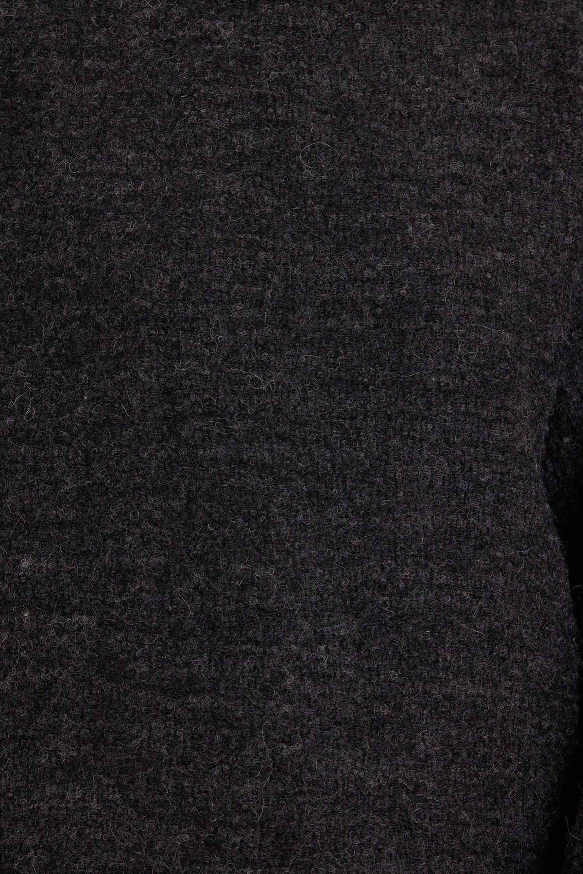 ALPACA SHORT PONCHO / DK. GREY