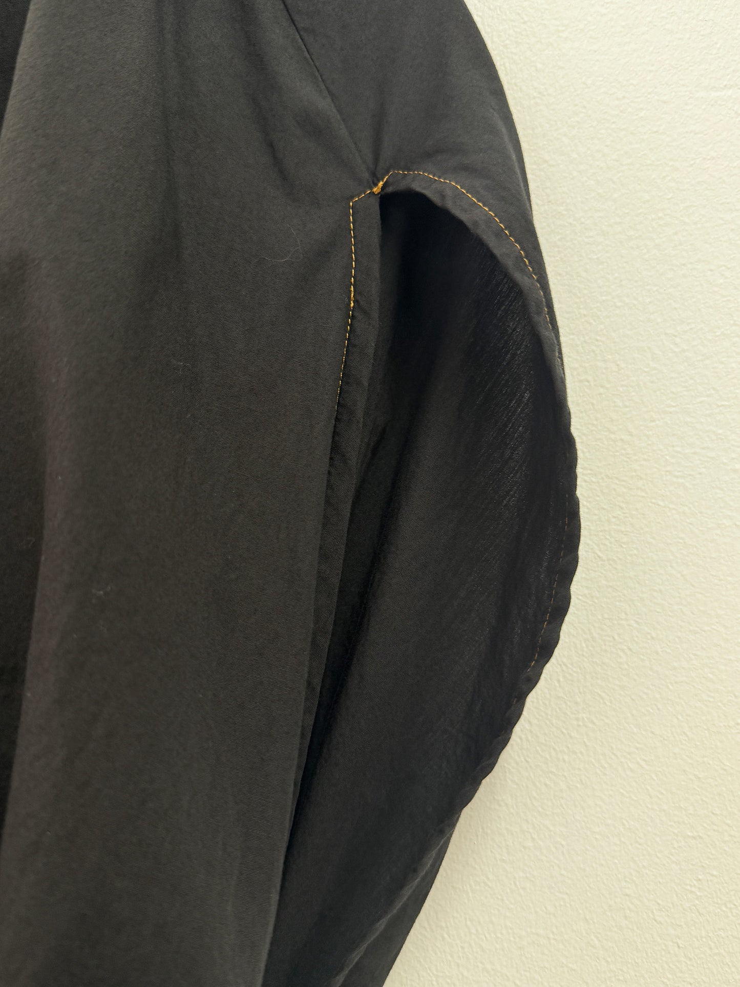 SHELL DRESS / BLACK / OCP-SHD10 (CONTRASTED STITCHES)