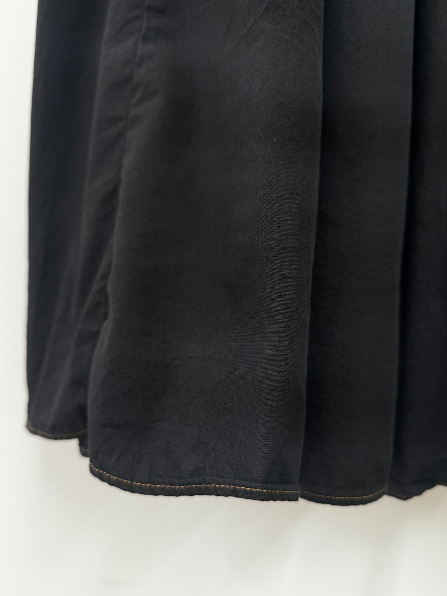 SHELL DRESS / BLACK / OCP-SHD10 (CONTRASTED STITCHES)