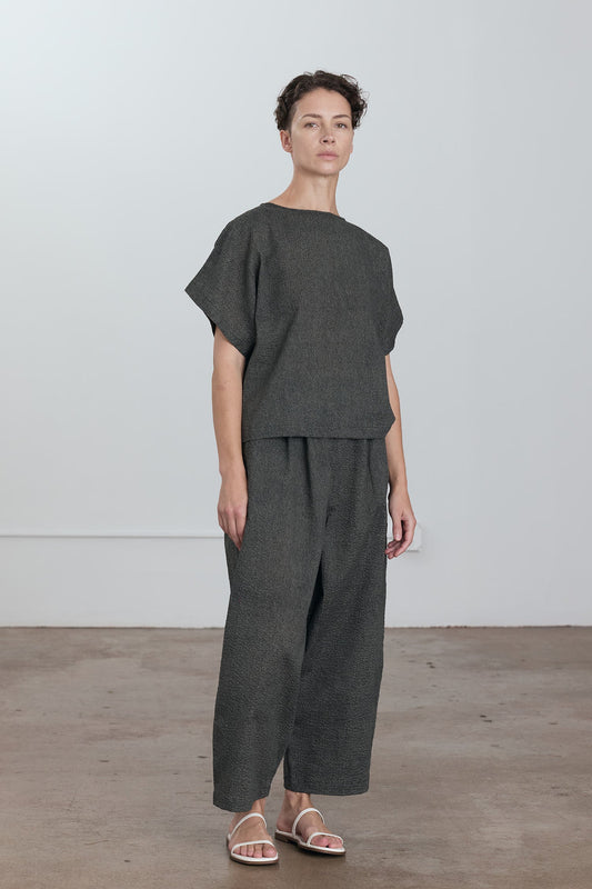 WIDE PANTS / STEEL