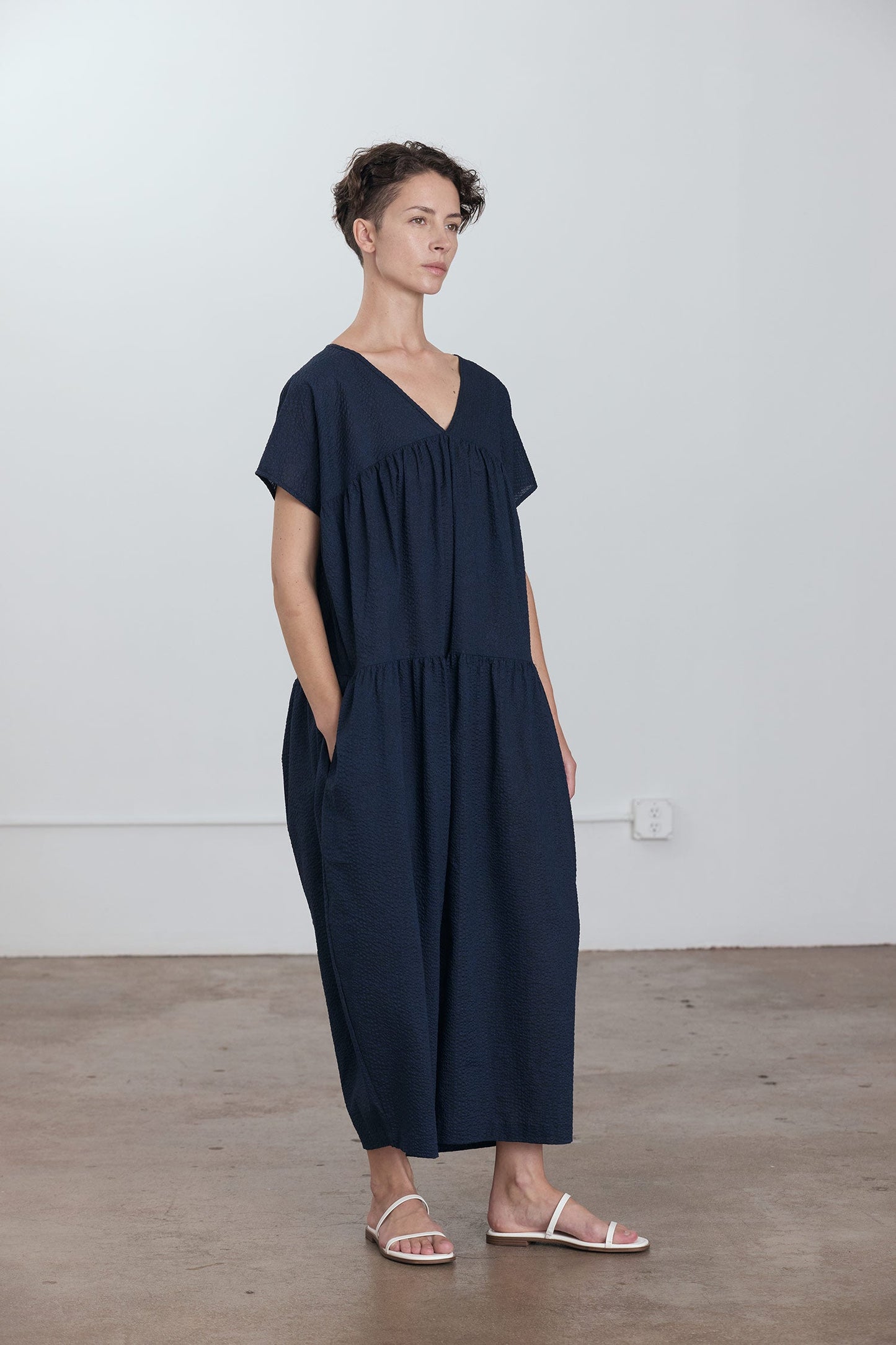PUFF JUMPSUITS / NAVY