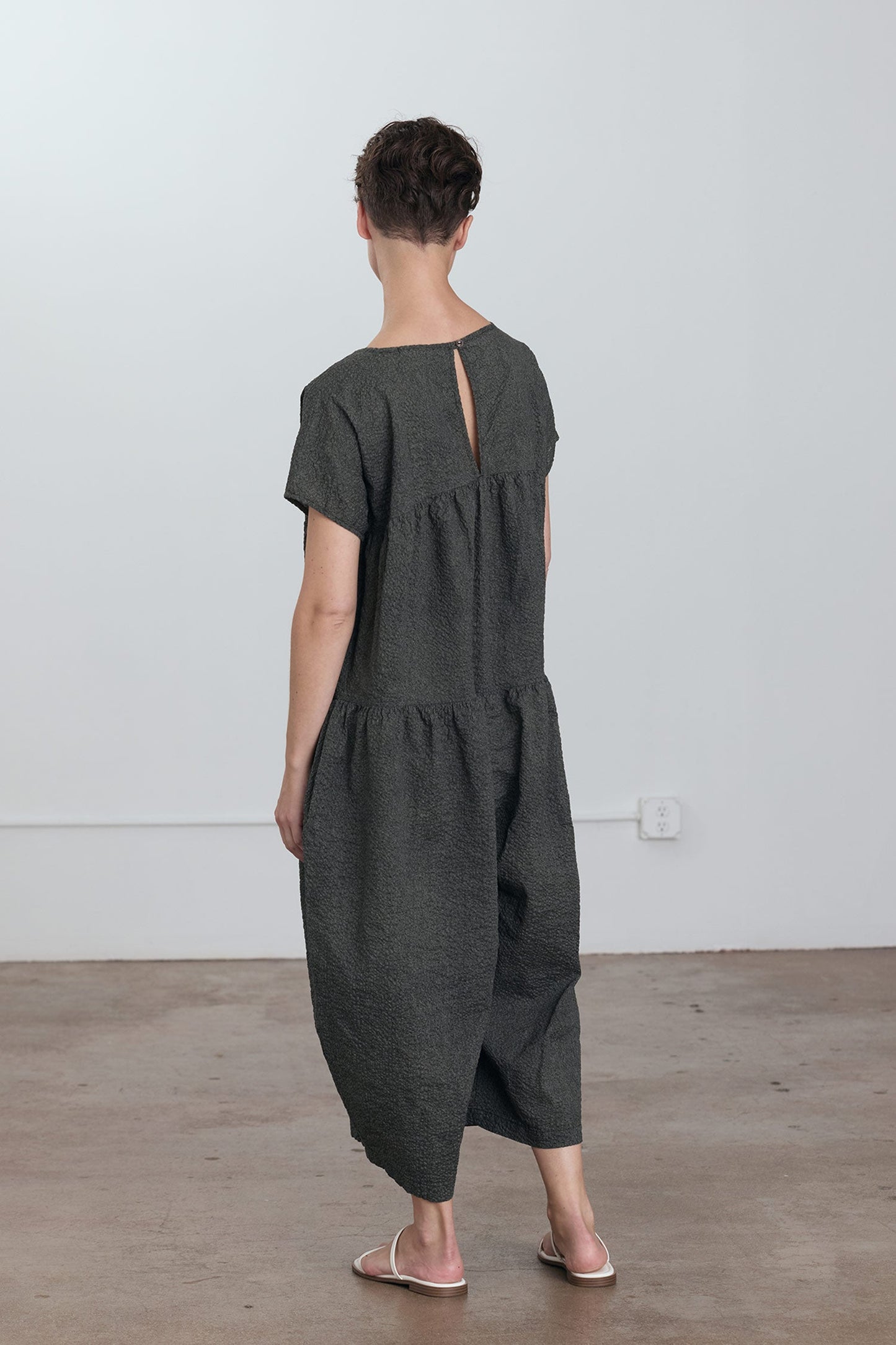 PUFF JUMPSUITS / STEEL