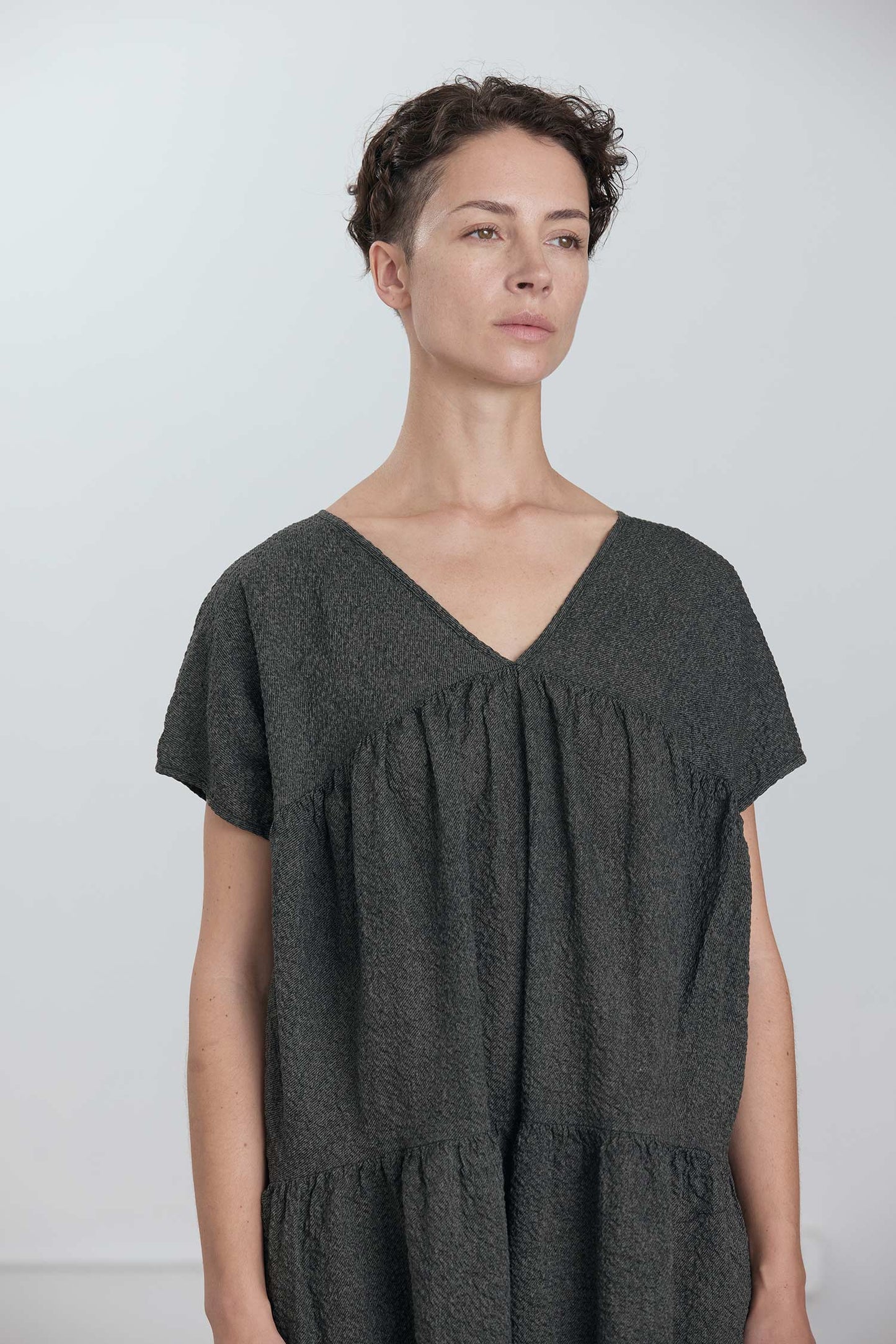 PUFF JUMPSUITS / STEEL