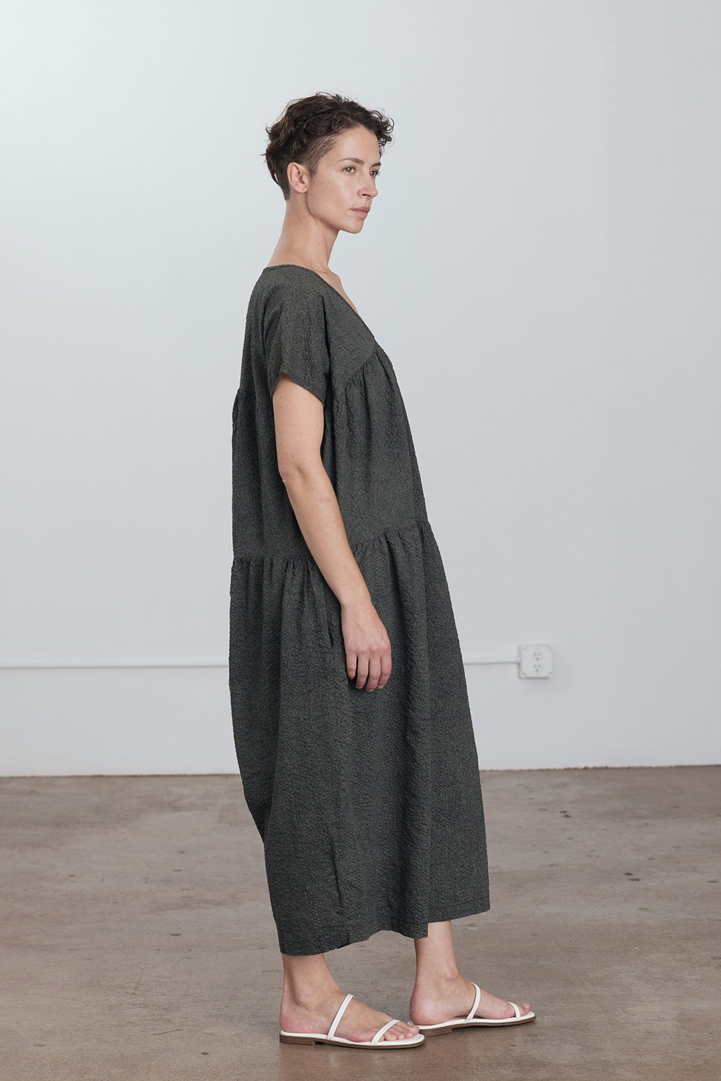 PUFF JUMPSUITS / STEEL