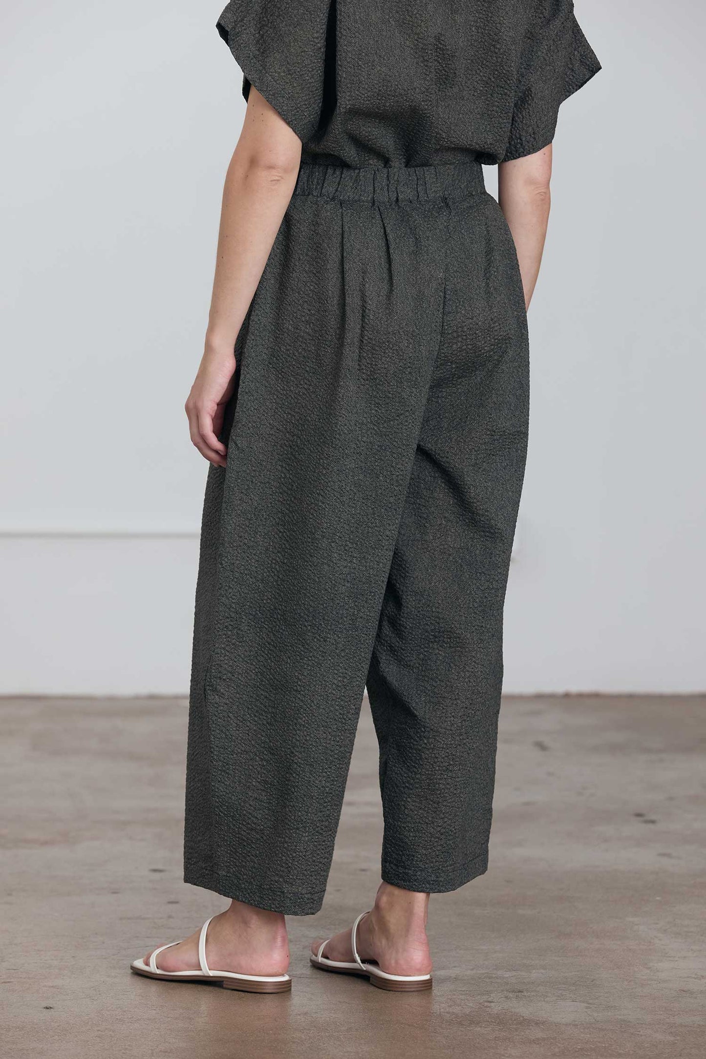 WIDE PANTS / STEEL