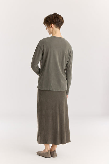 Regular Long Sleeve Tee / Slate
Basic crew neck
Regular silhouette
Soft fabric
100% Organic cotton jersey
Cold machine or hand wash, tumble dry low or dry flat, no bleach
Style Number: OC-RST25
Regular fit
Made in USA