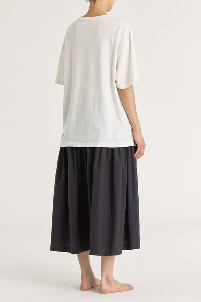 LOOSE SHORT SLEEVE TEE / WHITE