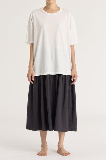 LOOSE SHORT SLEEVE TEE / WHITE