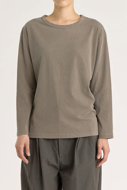 LONG SLEEVE TEE / MUD