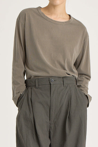 LONG SLEEVE TEE / MUD