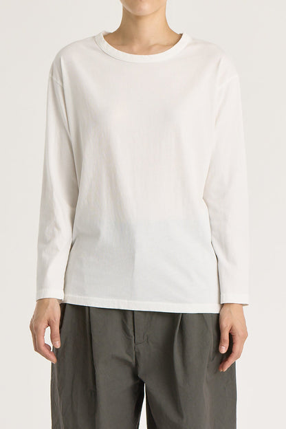 LONG SLEEVE TEE / WHITE