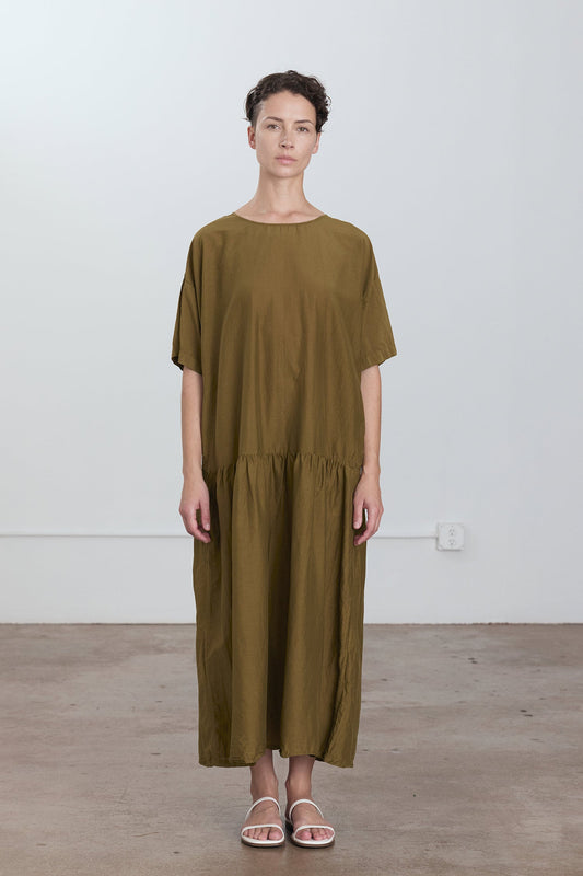 EASY DRESS / DK. OLIVE