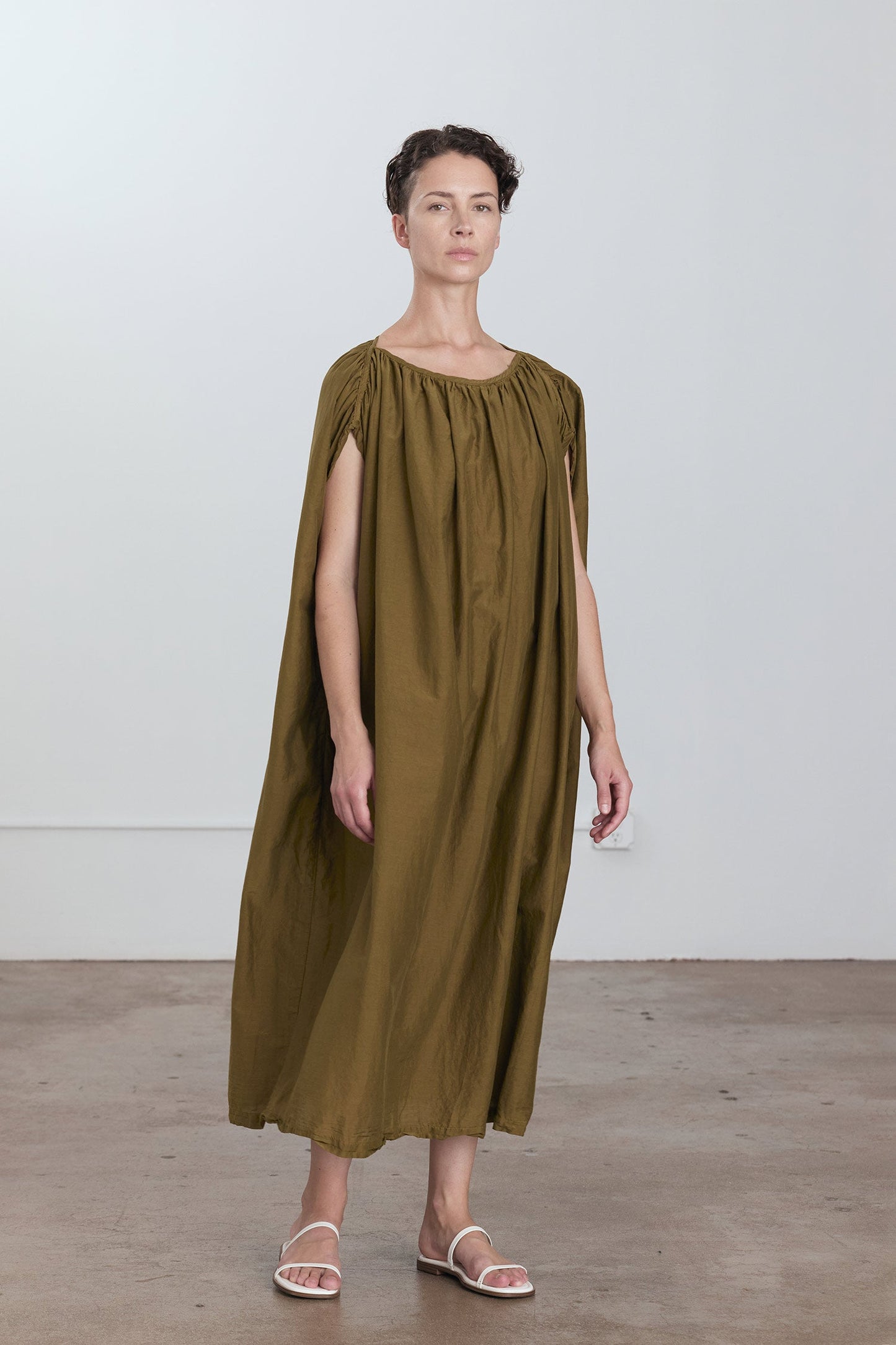 MONT BLANC DRESS / DK. OLIVE