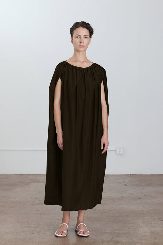 MONT BLANC DRESS / DARK CHOCO