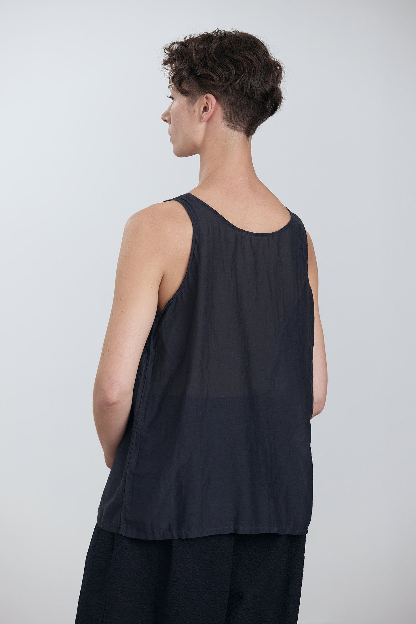 LOOSE TANK TOP / FADED BLACK