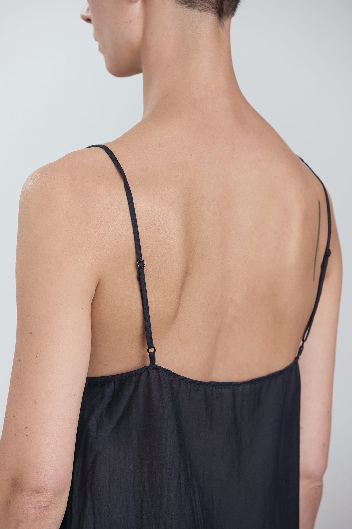 CAMI DRESS / FADED BLACK