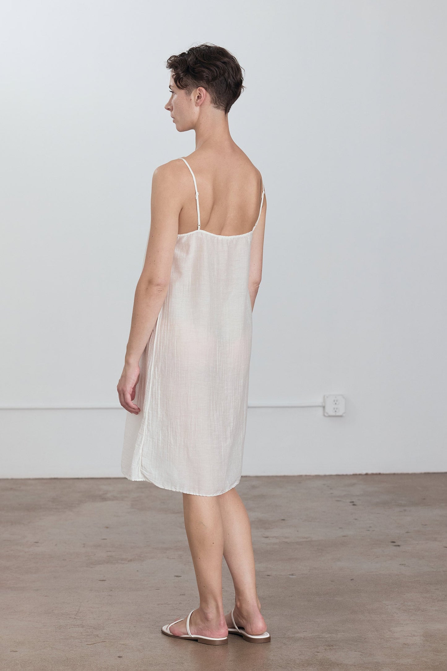 CAMI DRESS / WHITE