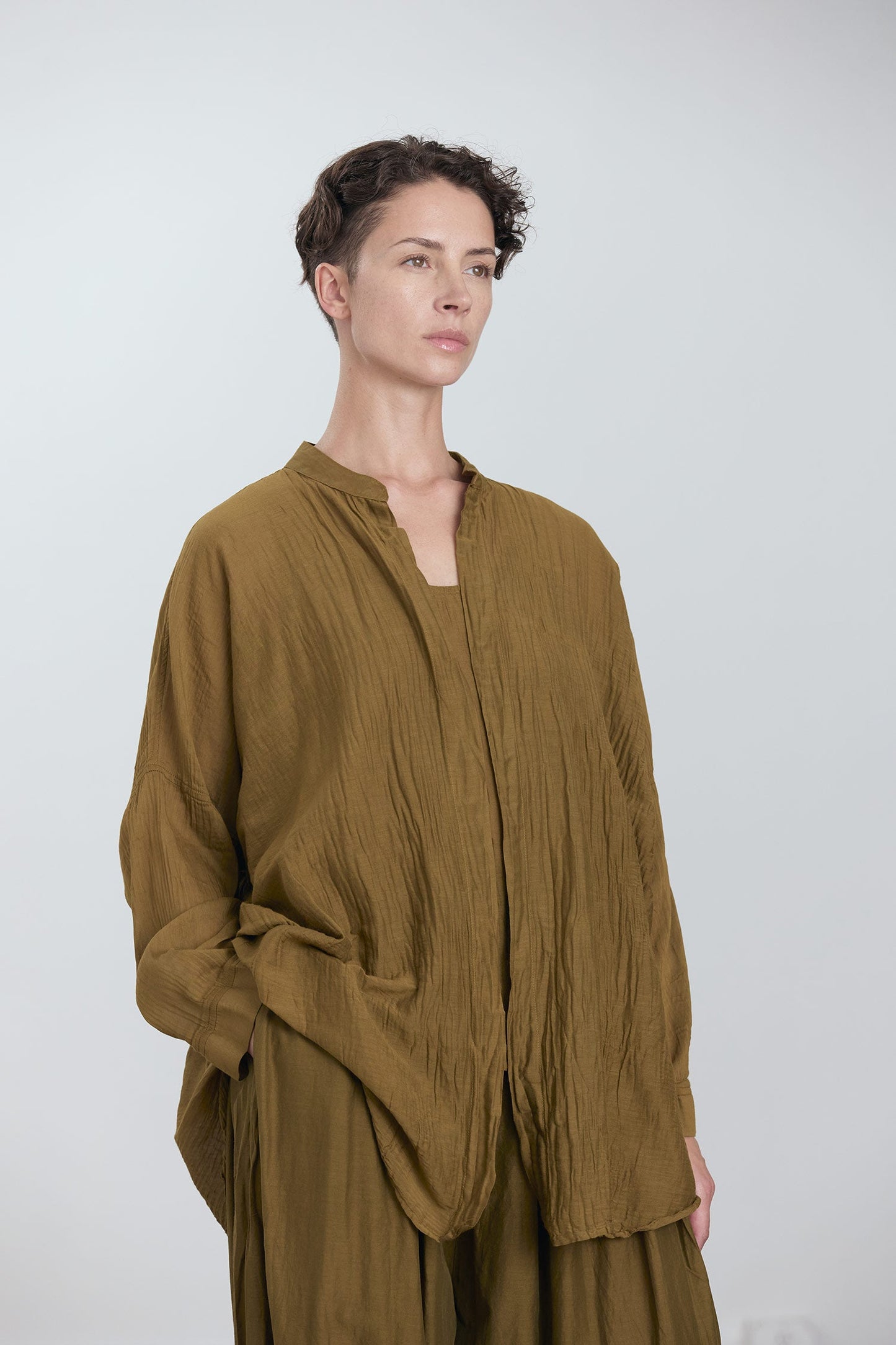 SQUARE SHIRTS / DK. OLIVE